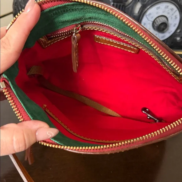 Dooney & Bourke Allison Florentine Tan Leather crossbody - Picture 4 of 9